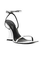 Siena 115MM Metallic Patent Leather Sandals