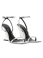 Siena 115MM Metallic Patent Leather Sandals