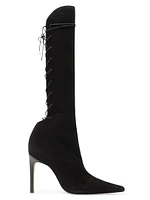 Gwen 105MM Suede Knee-High Boots