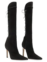 Gwen 105MM Suede Knee-High Boots