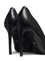 Lou 100MM Leather Stiletto Pumps