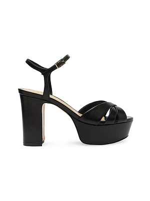 Keefa 100MM Leather Platform Sandals