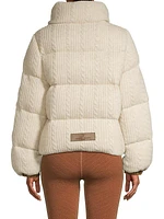 Kensington Cable-Knit Wool-Cashmere Jacket