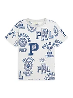 Little Boy's Varsity Polo T-Shirt