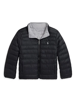 Little Boy's Reversible Puffer Jacket