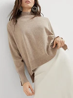 Cashmere Mock Neck Sweater