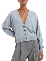 Cashmere Cardigan with Monili