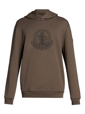 Logo Cotton Long-Sleeve Hoodie