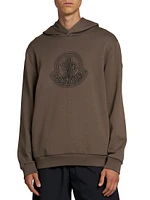 Logo Cotton Long-Sleeve Hoodie