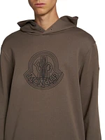 Logo Cotton Long-Sleeve Hoodie