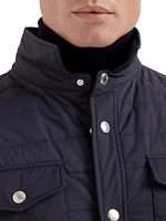 Bonded Matte Nylon Outerwear Jacket