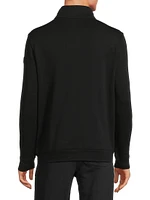 Cotton Fleece Half-Zip Sweatshirt