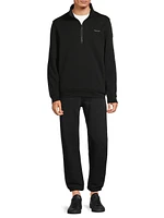 Cotton Fleece Half-Zip Sweatshirt