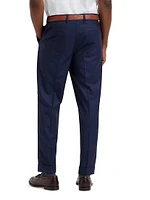 Virgin Wool Prince of Wales Leisure Fit Trousers