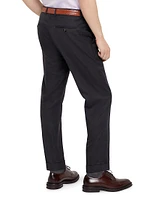 Virgin Wool Houndstooth Formal Fit Trousers