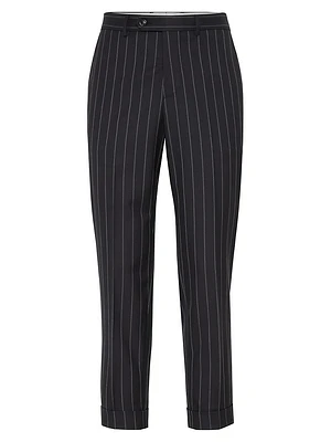 Super 150s Virgin Wool Wide Stripe Batavia Formal Fit Trousers