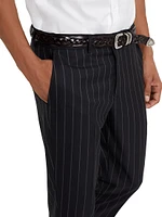 Super 150s Virgin Wool Wide Stripe Batavia Formal Fit Trousers