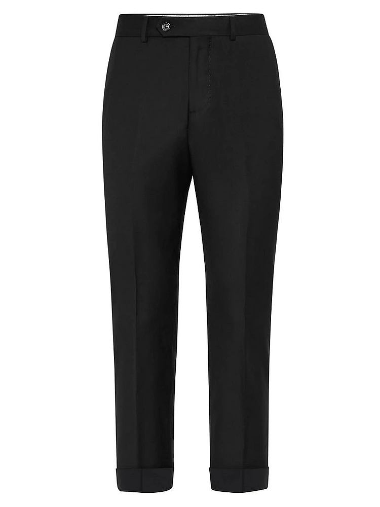 Formal Fit Trousers Super 150s Virgin Wool Four Season Batavia