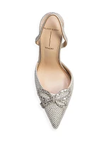 Extra 100MM Embellished Satin Pumps