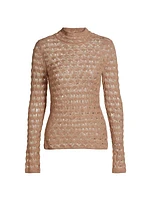 Cashmere-Wool Turtleneck Sweater