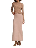 Cashmere-Wool Turtleneck Sweater