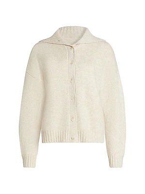 Cashmere Turtleneck Cardigan