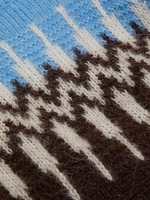 Fair Isle-inspired Alpaca-Blend Turtleneck Sweater