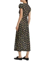 Rosalinda Floral Midi-Dress