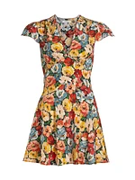 Dianne Floral Silk Minidress