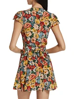 Dianne Floral Silk Minidress