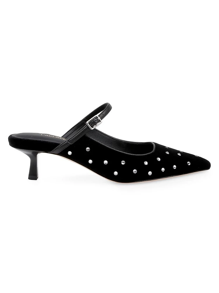 Edith 45MM Suede Pumps