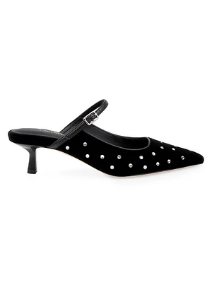 Edith 45MM Suede Pumps