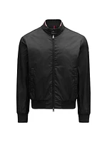 Reppe Zip-Up Bomber Jacket