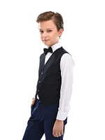 Little Boy's & Benito Vest Outfit