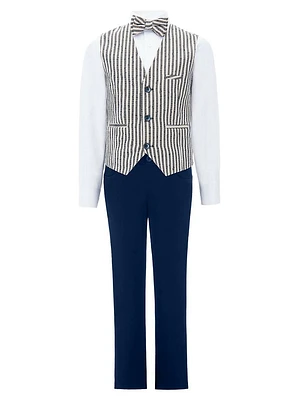 Little Boy's & Ruggero Vest Outfit