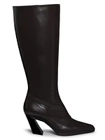 Lewis 75MM Leather Knee-High Boots