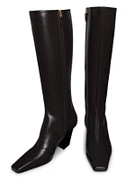 Lewis 75MM Leather Knee-High Boots