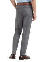 Virgin Wool Stripe Batavia Formal Fit Trousers