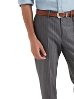 Virgin Wool Stripe Batavia Formal Fit Trousers