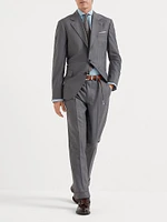 Virgin Wool Stripe Batavia Formal Fit Trousers