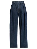 Petra Pleated Denim Trousers