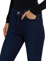 Barbara Mid-Rise Stretch Flare Jeans