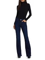 Barbara Mid-Rise Stretch Flare Jeans