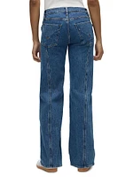 Lexi Seamed Straight Jeans