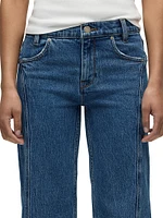 Lexi Seamed Straight Jeans