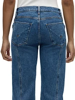 Lexi Seamed Straight Jeans