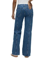 Lexi Seamed Straight Jeans