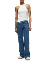 Lexi Seamed Straight Jeans