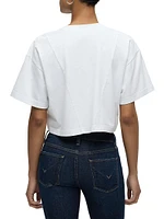 Forward Seam Crop T-Shirt