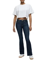 Forward Seam Crop T-Shirt